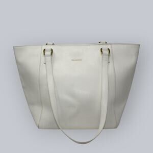 Vera Bradley Small Ella Tote Oyster Gold WinterWhite 14975-619